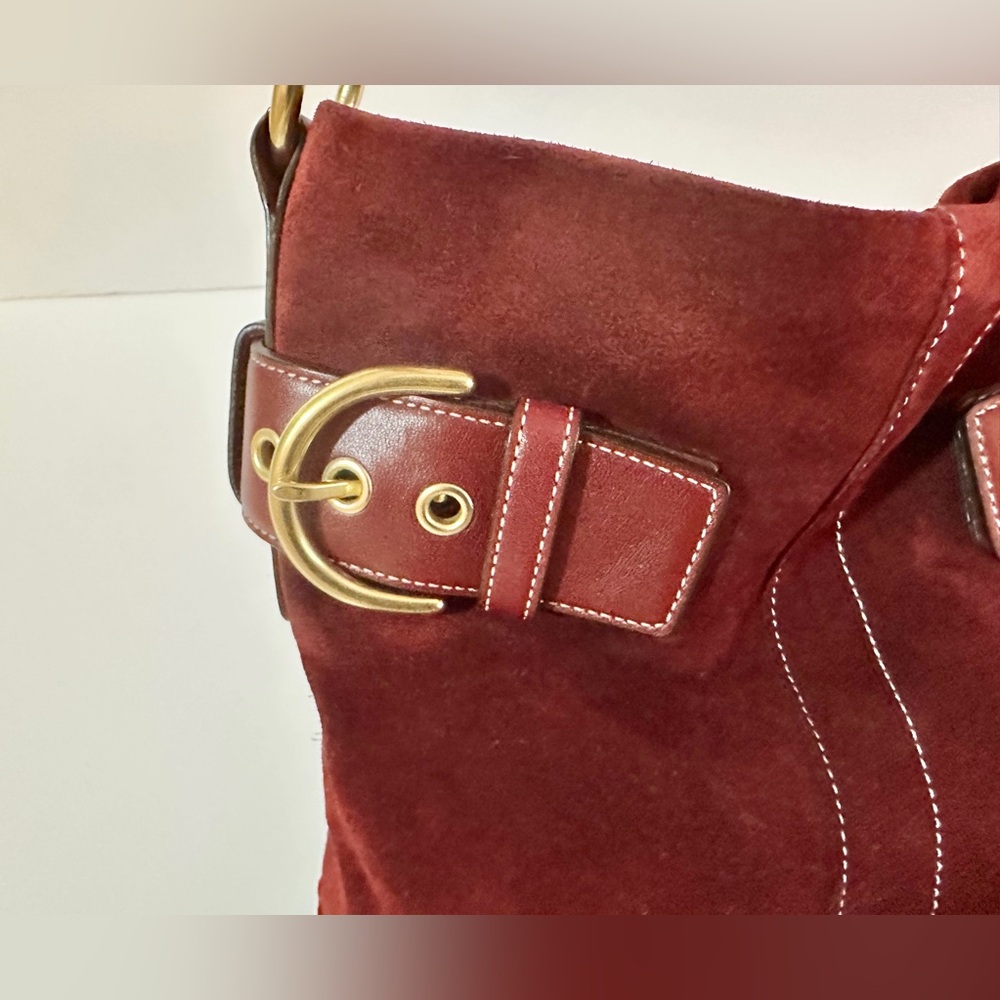 Coach - VINTAGE Suede Soft Duffle Bag - Picture 8 of 15